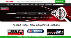 Desktop Screenshot of dartshop.com.au