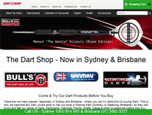 Tablet Screenshot of dartshop.com.au