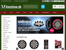 Tablet Screenshot of dartshop.dk