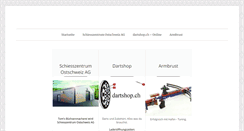Desktop Screenshot of dartshop.ch