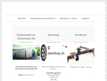 Tablet Screenshot of dartshop.ch